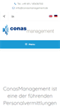 Mobile Screenshot of conasmanagement.de